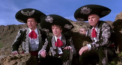 We're just gonna have to use our brains - Three Amigos!
