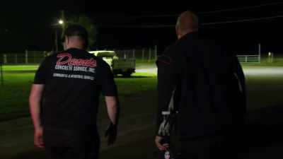 We're just happy we got down
the racetrack after all this rain. - Street Outlaws No Prep Kings Team Attack