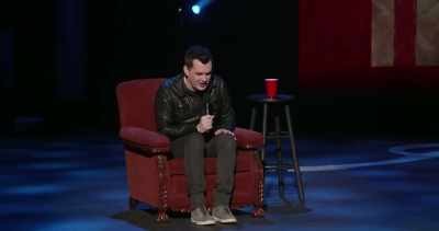 We're just having a sit-down wee.
I'm sorry." - Jim Jefferies: Freedumb