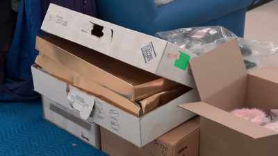 We're just moving in, so I spread out
all the boxes and everything. - Get Organized with The Home Edit