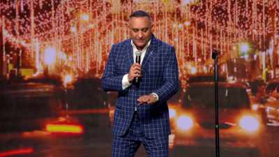 We're like this,
yeah, all right. - Russell Peters: Deported