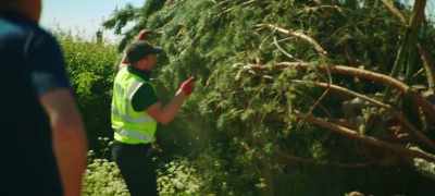 We're managing to plant all
these trees - Clarkson's Farm