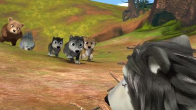 We're middle aged now You're much heavier Ow - Alpha and Omega 3: The Great Wolf Games