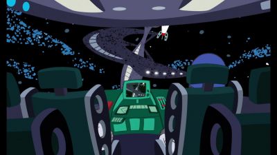 We're nearing
the Space Station. - Kim Possible