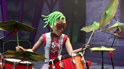We're not calling the band
"Raythe and the Something Something." - Monster High: Electrified