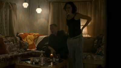 We're not fighting, love.
We're just talking. Come on. - Tin Star