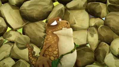 We're not going to get anywhere
with these small rocks. - Gigantosaurus