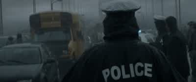 We're not gonna stop the buses here. - Godzilla