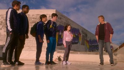 We're not leaving 'til someone jumps. - Cobra Kai