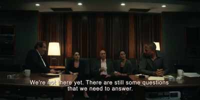 We're not there yet. There are still 
some questions that we need to answer. - The Staircase