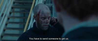 We're on deck on Gullfaks A.
You have to send someone to get us. - The Burning Sea