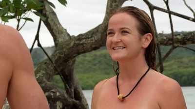 We're on this side.
Looks like some drinking water here. - Naked and Afraid of Love