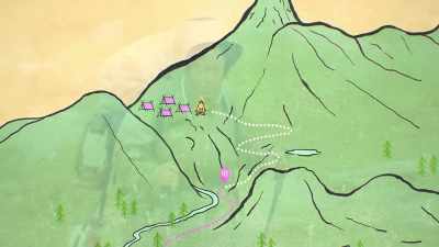 We're only halfway to
base camp and time is ticking. - Snowflake Mountain