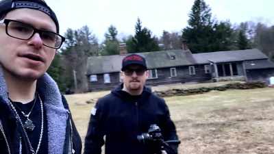We're outside,
about to do some drone shots, - The Harrisville Haunting: The Real Conjuring House