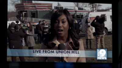 We're reporting
live from a diner - The Following