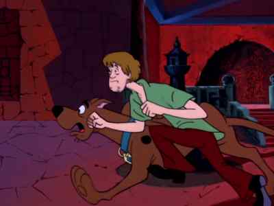 We're running, Scoob, but, like,
we're not going anywhere. - Scooby-Doo, Where Are You!