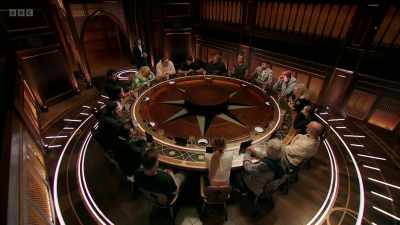 We're sitting at the roundtable, - The Traitors