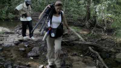 We're sitting here on the northern Amazon, - Photographer