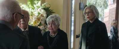 - We're so sorry for your loss.
- Oh, bless you, darling. - Moving On