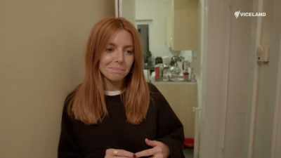 "We're sort of dancing
to your theme tune." - Stacey Dooley Sleeps Over