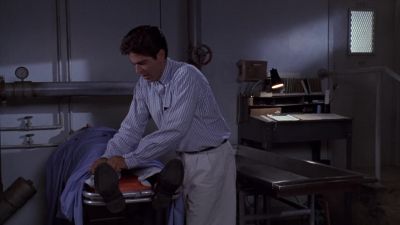 We're stealing shoes off a dead man We're going to hell - Weekend at Bernie's II