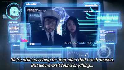 We're still searching for
the alien we encountered, - Ultraman Geed the Movie: Connect! The Wishes!!