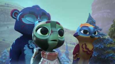 -We're supposed to protect the park.
-Can we help you clean up? - Spirit Rangers
