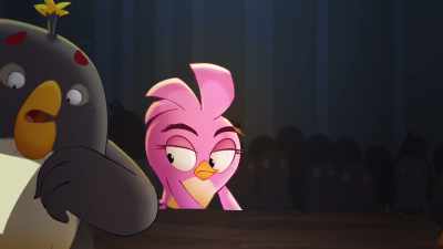 We're supposed to read these
prepared statements from Red, remember? - Angry Birds: Summer Madness