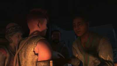 We're talking about lives here.
We should do as he says. - Monster Hunter: Legends of the Guild