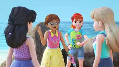 We're testing these rocks
to see if we can find - LEGO Friends: Girls on a Mission