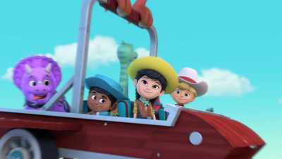 We're the luckiest kids alive! - Dino Ranch