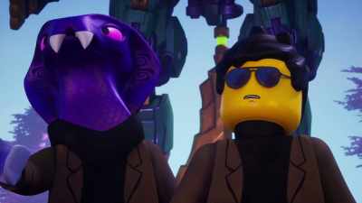 We're after the stolen
equipment known as Zane, - LEGO Ninjago: Dragons Rising
