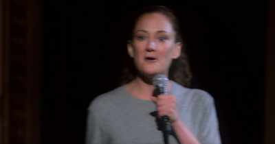 We're up. Which reminds
me, relinquish your digits. - Jacqueline Novak: Get on Your Knees