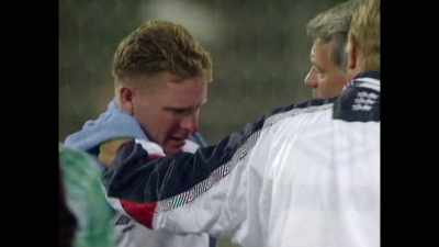 West Germany are through
to the final on penalty kicks. - Fever Pitch: The Rise of the Premier League