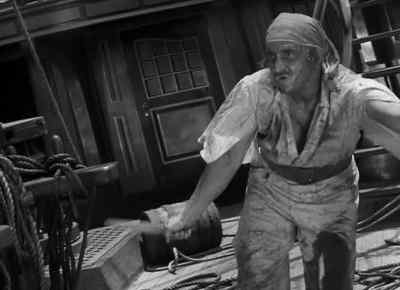 Wet powder, Captain Hawkins. - Treasure Island