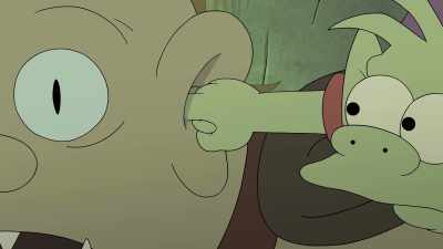 Wet willy? That's disgusting!
Where'd you grow up, a barn? - Disenchantment