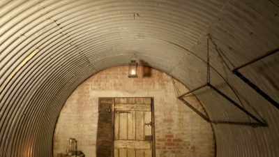 We've also got others that are corrugated steel, - The Buildings That Fought Hitler