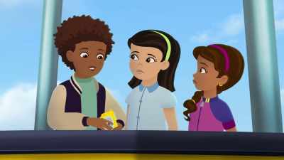 We've been going straight north
for a while, so I bet we're... - The Magic School Bus Rides Again: The Frizz Connection