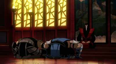 We've been hired to find someone,
someone dangerous. - Mortal Kombat Legends: Battle of the Realms