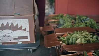 We've been making farm
boxes, because, for me, - Food and Country