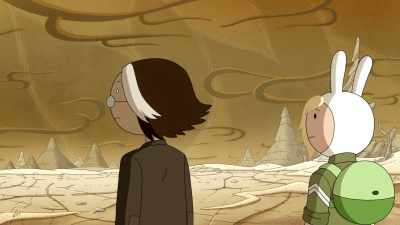 We've been walking
for miles, - Adventure Time: Fionna & Cake