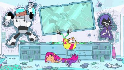 We've captured all the
Ravens except for orange. - Teen Titans Go!