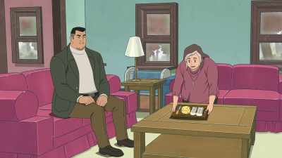 We've got a cheese
ball from the Kents, - My Adventures with Superman