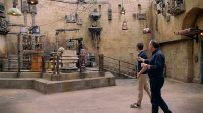 We've got a droid wash stand,
where you can bring your droid - Star Wars: Galaxy's Edge - Adventure Awaits