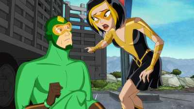 We've got to get that briefcase
away from the chickens! - Kite Man: Hell Yeah!