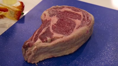 We've got some dry-aged rib eye
in the Spend Box, - Cook at all Costs