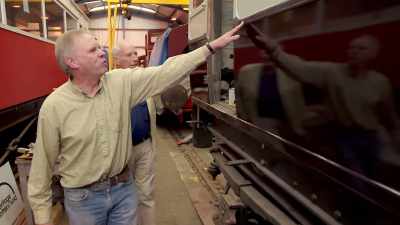 We've got the beads fitted, - Great Rail Restorations with Peter Snow