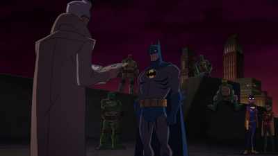 We've got the perimeter
locked down, - Batman vs Teenage Mutant Ninja Turtles