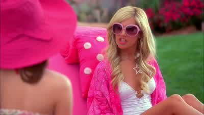 Sis we've got the pool the entire club and the whole summer to enjoy itAnd the spa has been redoneThere's a guacamole facial and a seaweed body scrub on the menuWhat could be more fabulous - High School Musical 2