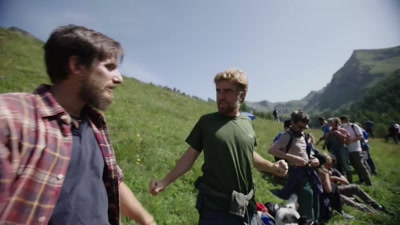 We've just arrived, - The Eight Mountains